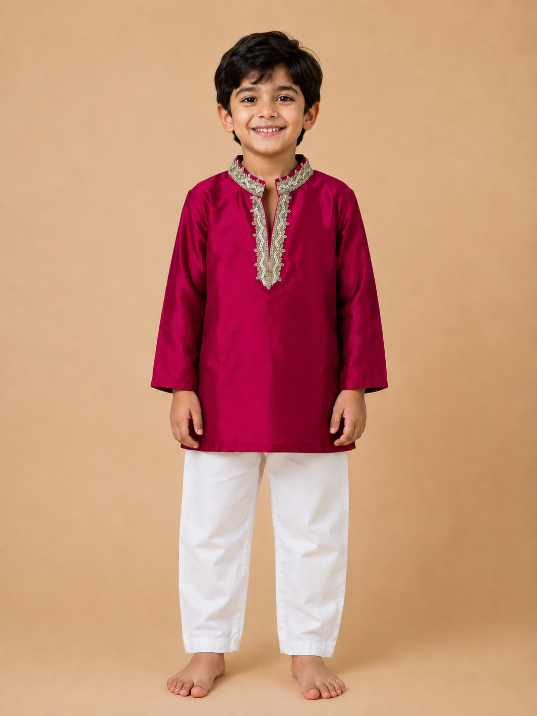 Noor Rani Pink Kurta Set