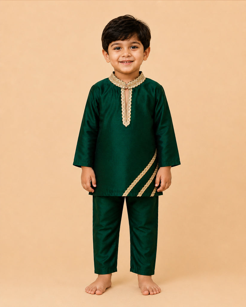 Emerald Green Kurta Set