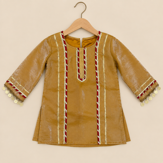 Golden Farshi Salwar Set