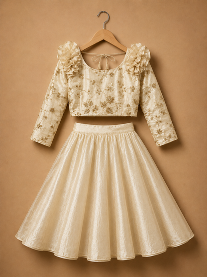 Moonlit Ivory Lehenga set