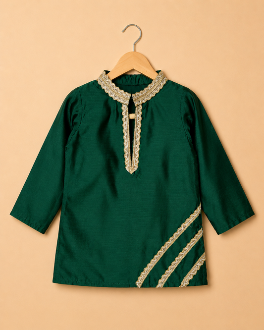 Emerald Green Kurta Set
