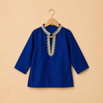 Noor Royal Blue Kurta Set