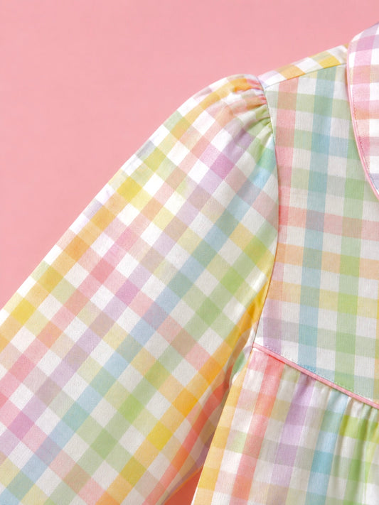 Pink Gingham Co-ord Set