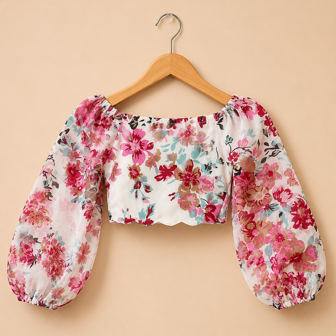 Floral Grace Top and Skirt Set