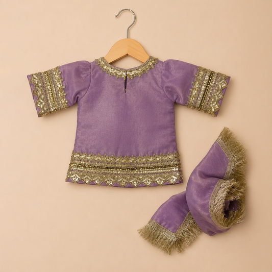 Lilac Noor Sharara Set