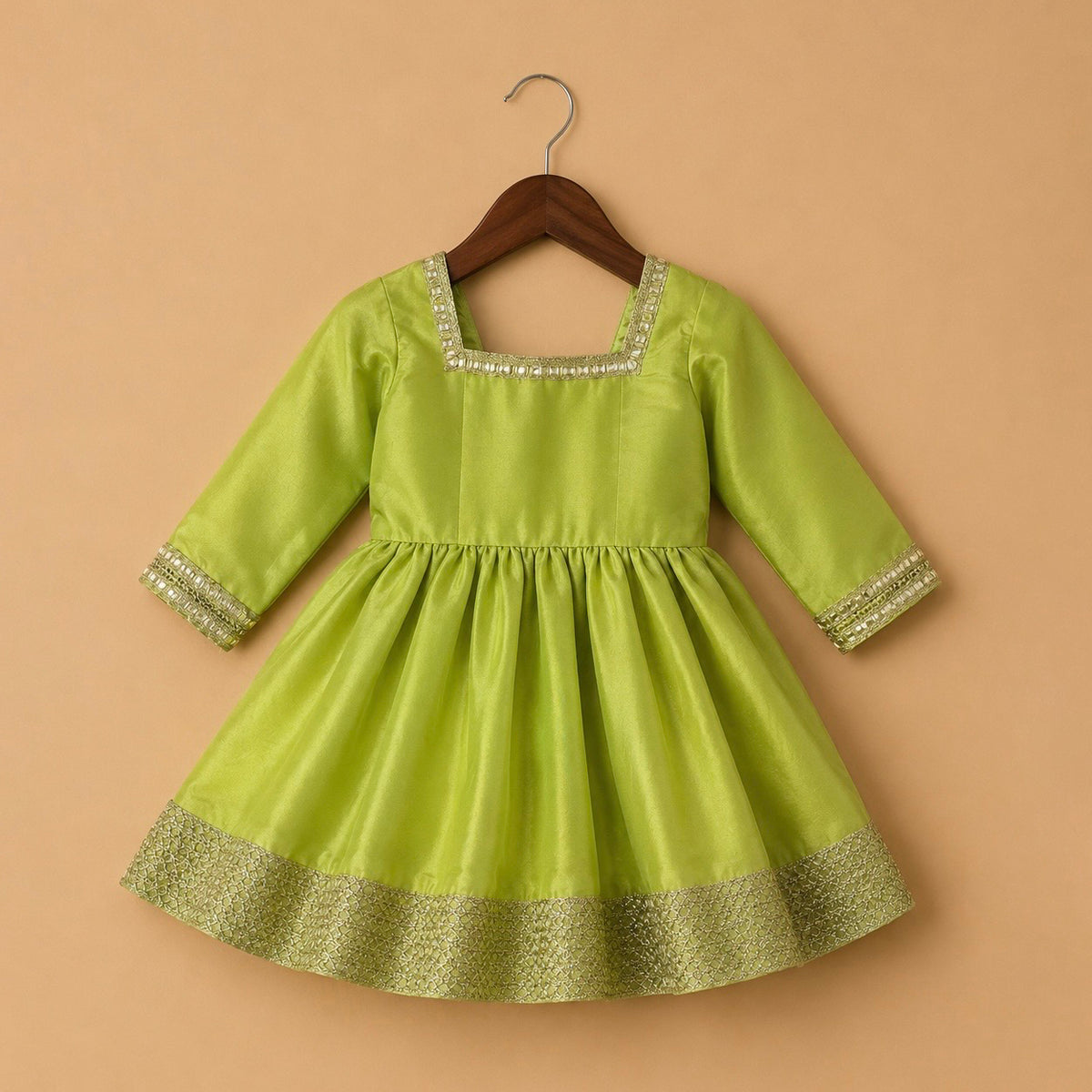 Pistachio Grace Anarkali Set