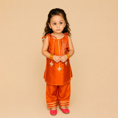 Rust Dori Co-ord Set