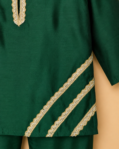Emerald Green Kurta Set