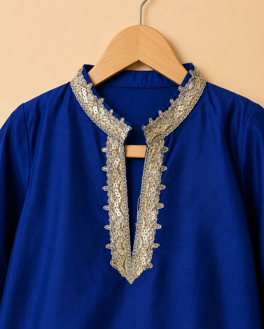 Noor Royal Blue Kurta Set
