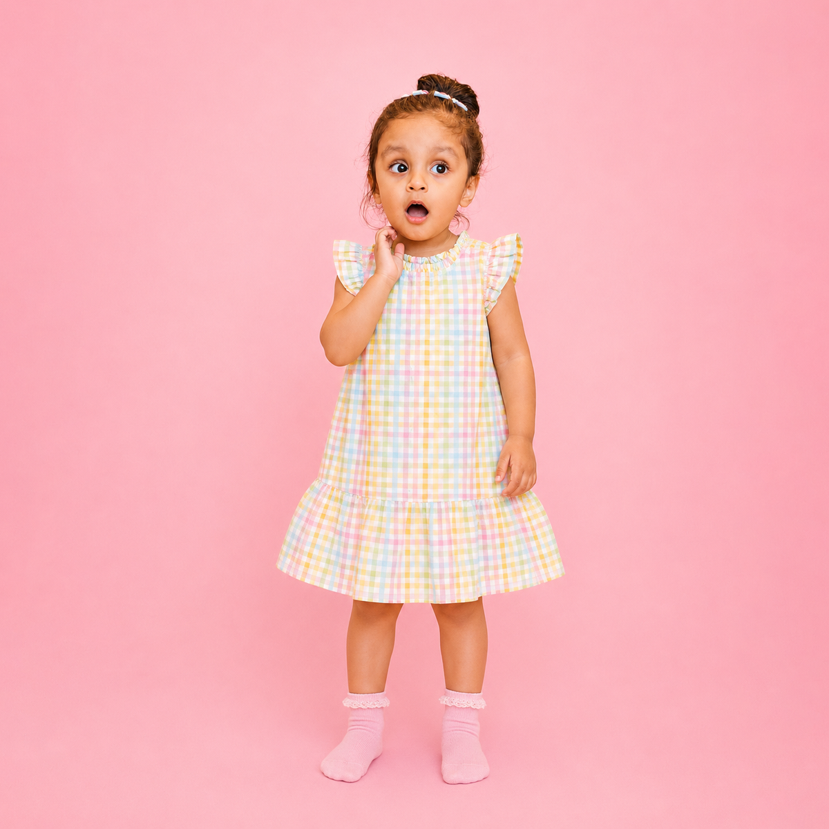 Meadow ruffle dress