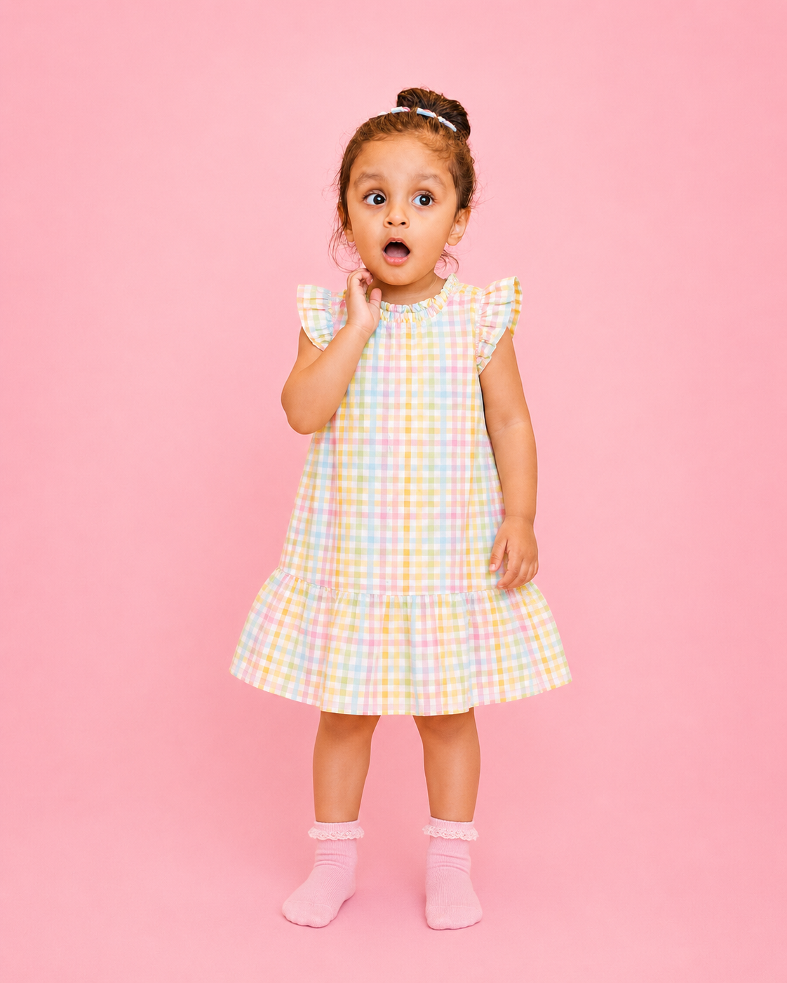 Meadow ruffle dress