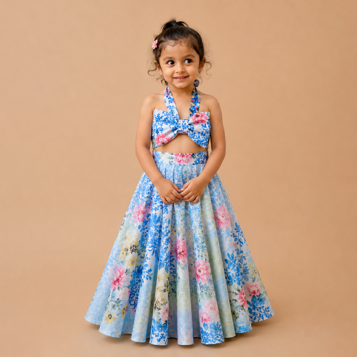 Rosabelle Bow Top & Skirt Set