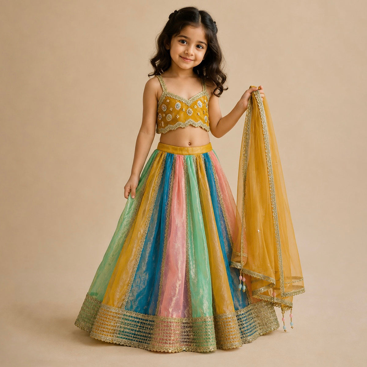 Rangtara Kali Lehenga Set