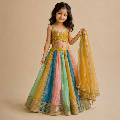 Rangtara Kali Lehenga Set