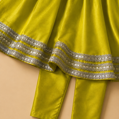 Sunehri Anarkali Set