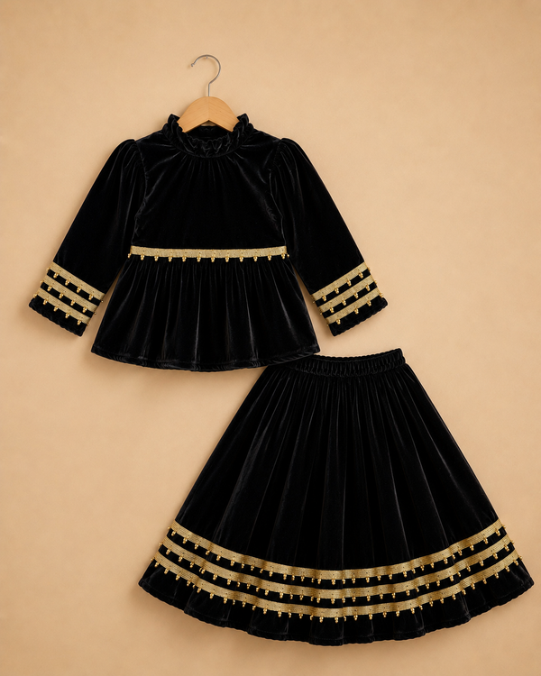 Velvet Charm lehenga set