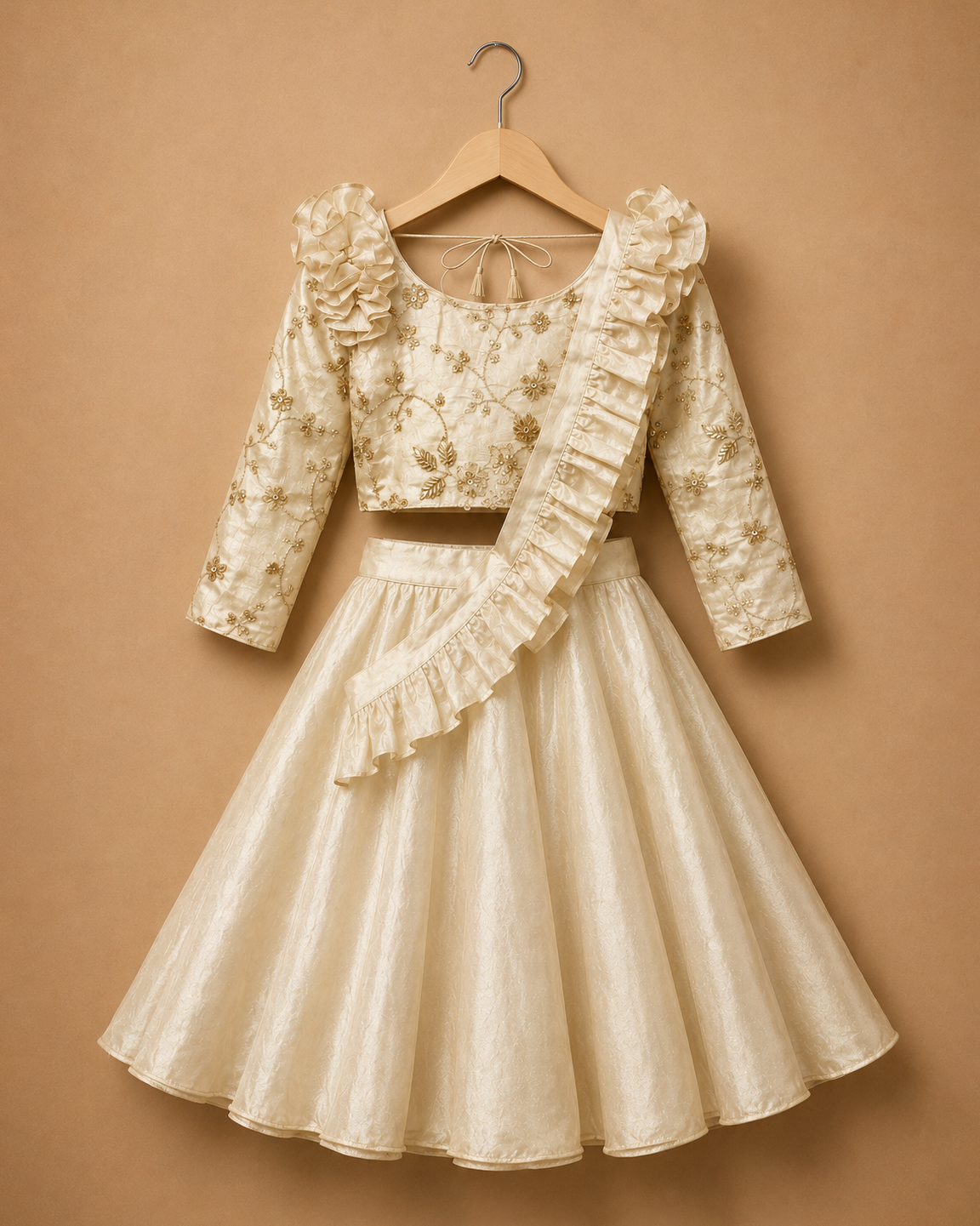 Moonlit Ivory Lehenga set