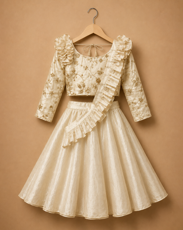 Moonlit Ivory Lehenga set