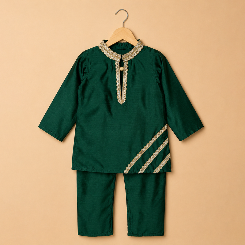 Emerald Green Kurta Set
