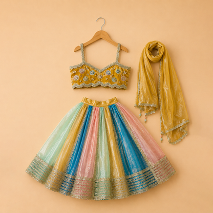 Rangtara Kali Lehenga Set