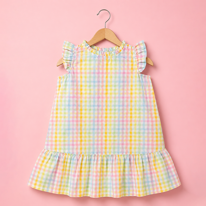 Meadow ruffle dress