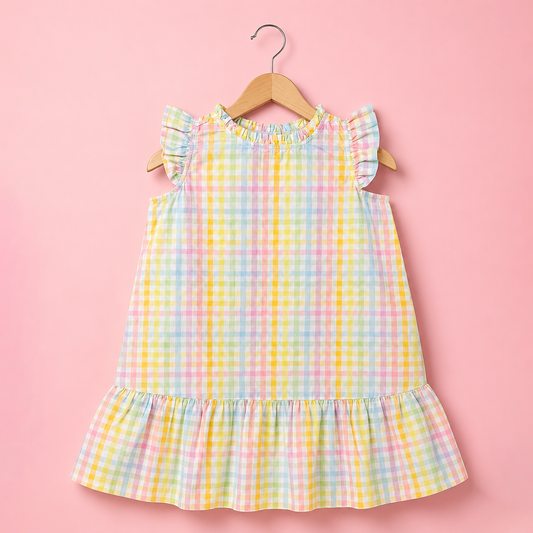 Meadow ruffle dress