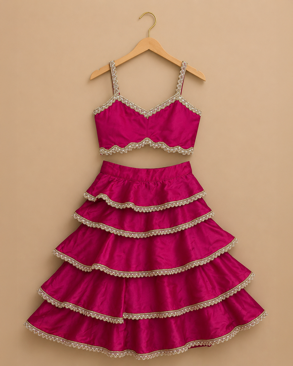 Raniya Teired lehenga set