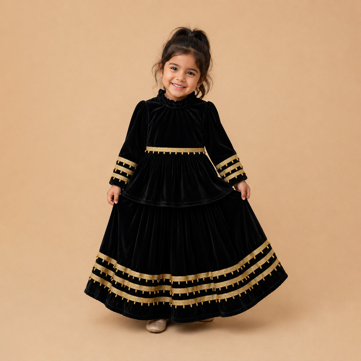Velvet Charm Lehenga set