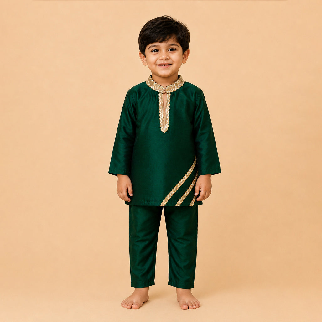 Emerald Green Kurta Set