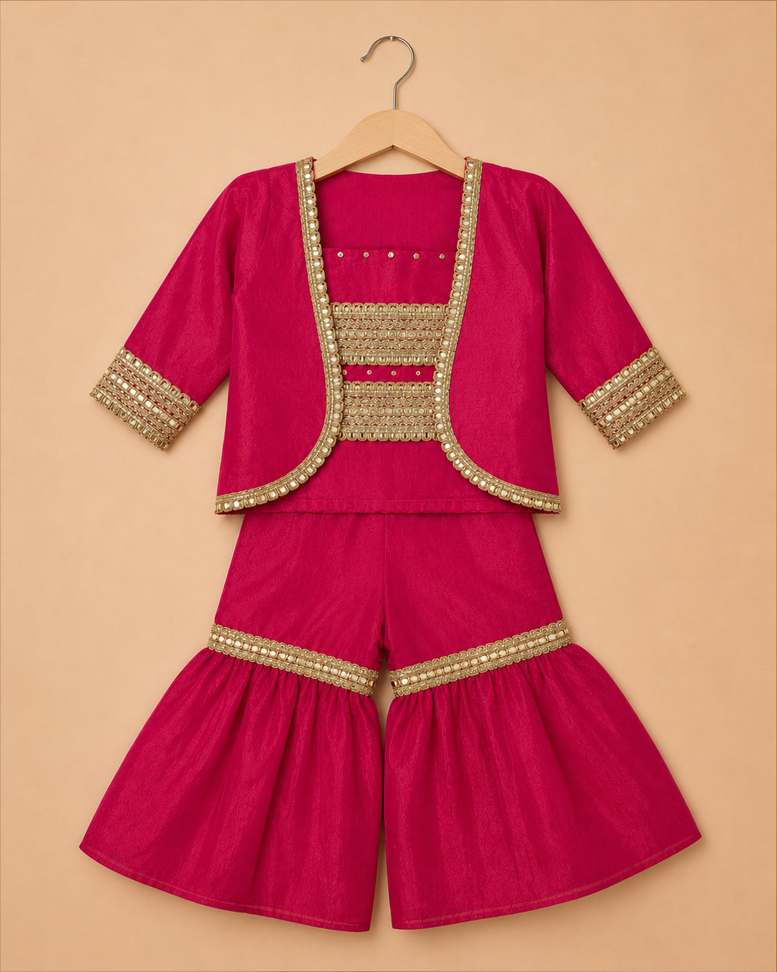 Fuchsia Gulabi Sharara Set